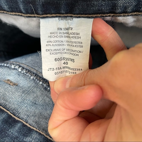 Wrangler Men’s Cargo Denim Jeans Shorts Sz 40 - Picture 5 of 13